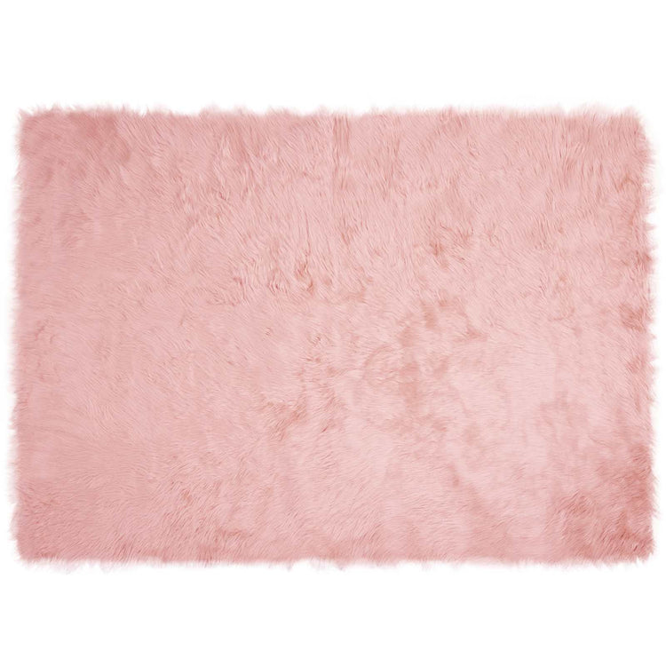 Vidaxl tapijt van imitatie tafalla roze 120 x 170 cm polyester