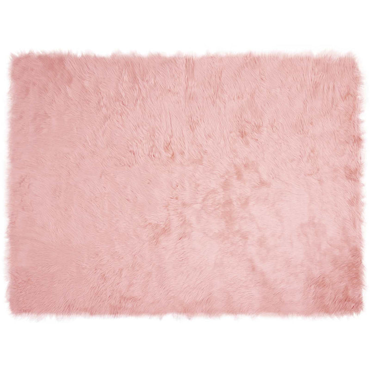 Vidaxl tapijt van imitatie tafalla roze 160 x 230 cm polyester