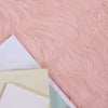 Vidaxl nep schapenvacht tapijt tafalla roze 200 x 200 cm polyester