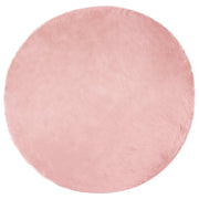 Vidaxl tapijt van imitatie tafalla roze ø 160 cm polyester - afbeelding 2