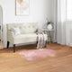 Vidaxl nep schapenvacht tapijt tafalla roze 80 x 120 cm polyester