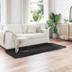 Vidaxl tapijt van imitatie tafalla zwart 80 x 200 cm polyester