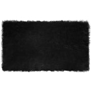 Vidaxl tapijt van imitatie tafalla zwart 100 x 200 cm polyester - afbeelding 2