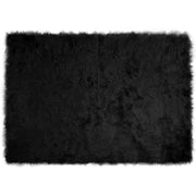 Vidaxl tapijt van imitatie tafalla zwart 140 x 200 cm polyester - afbeelding 2