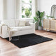 Vidaxl tapijt van imitatie tafalla zwart 160 x 160 cm polyester