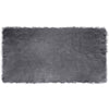 Vidaxl nep schapenvacht tapijt tafalla antraciet 60 x 110 cm polyester