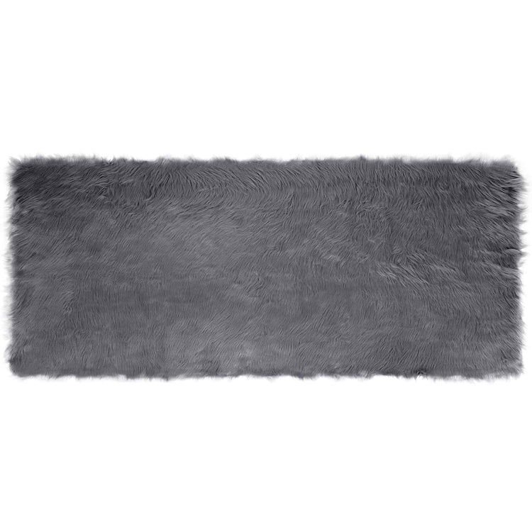 Vidaxl tapijt van imitatie tafalla antracietkleurig 100 x 200 cm