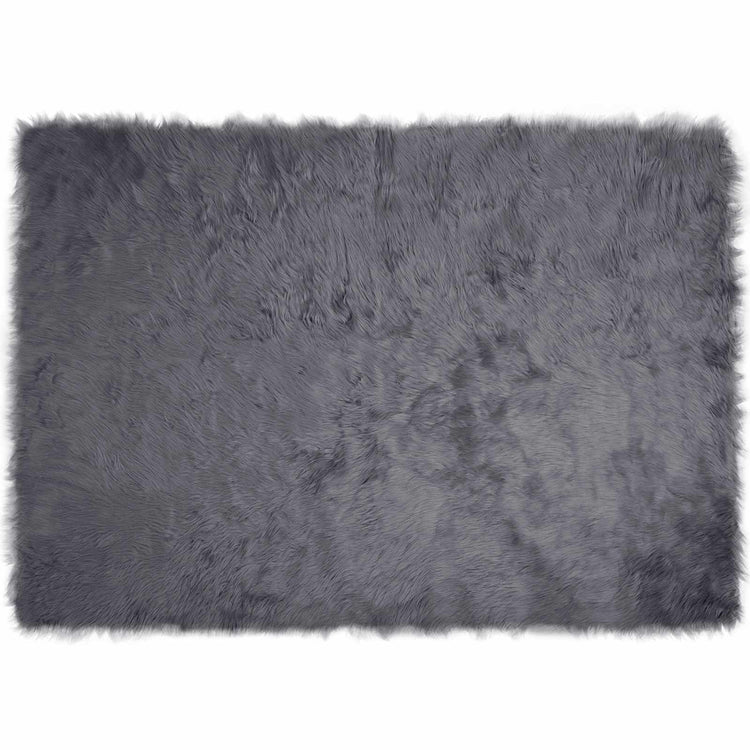 Vidaxl tapijt van imitatie tafalla antracietkleurig 140 x 200 cm