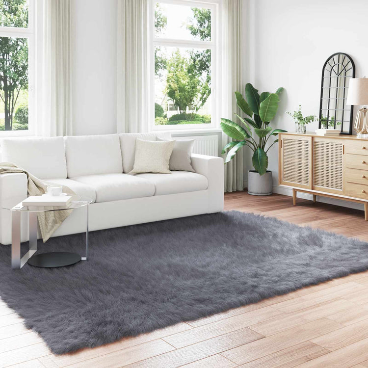Vidaxl tapijt van imitatie tafalla antracietkleurig 240 x 340 cm
