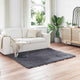 Vidaxl tapijt van imitatie tafalla antracietkleurig 160 x 160 cm