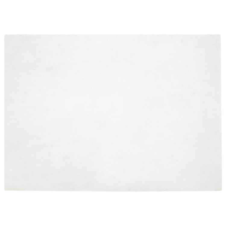 Vidaxl nep konijnenbont tapijt olite wit 240 x 340 cm polyester