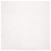 Vidaxl nep konijnenbont tapijt olite wit 120 x 120 cm polyester