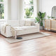 Vidaxl antislip vloerkleed van imitatie konijnenbont olite beige