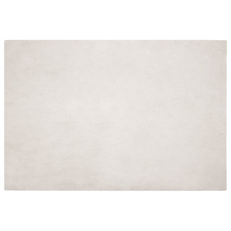 Vidaxl antislip vloerkleed van imitatie konijnenbont olite beige