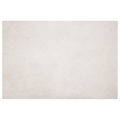 Vidaxl nep konijnenbont tapijt olite beige 160 x 230 cm polyester