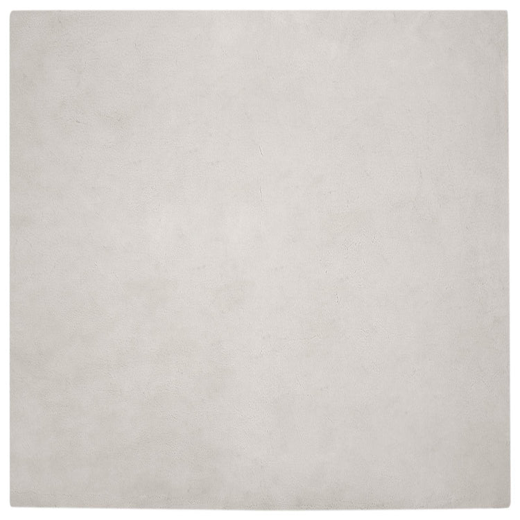 Vidaxl antislip vloerkleed van imitatie konijnenbont olite beige