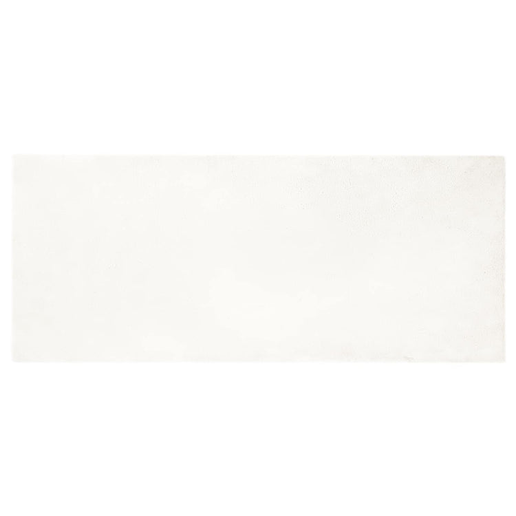 Vidaxl nep konijnenbont tapijt olite crème 80 x 200 cm polyester