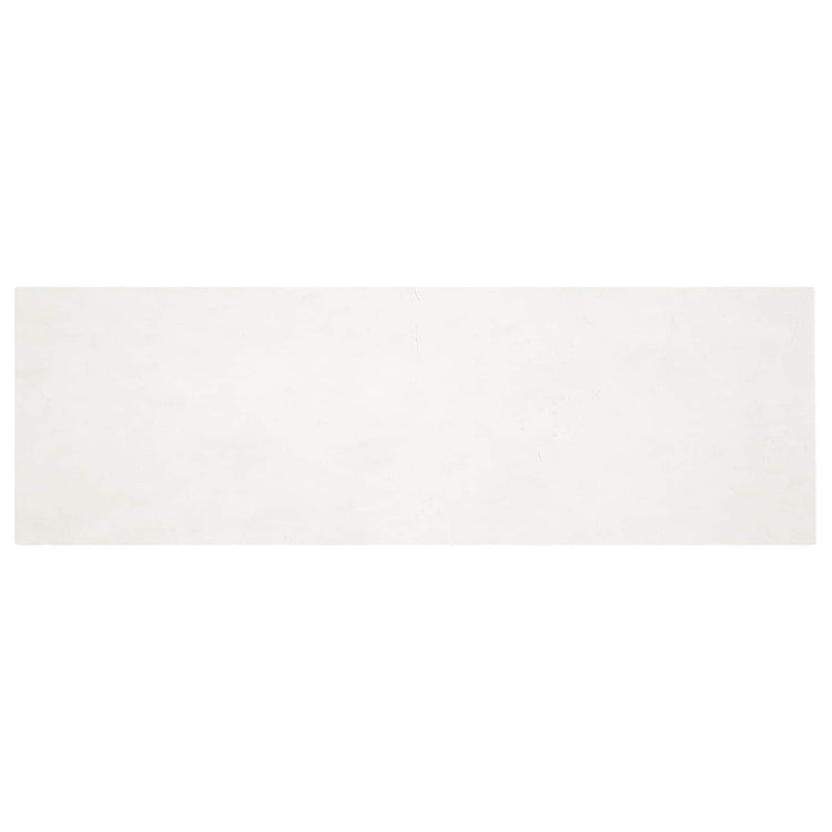 Vidaxl antislip vloerkleed van imitatie konijnenbont olite 80 x 250 cm