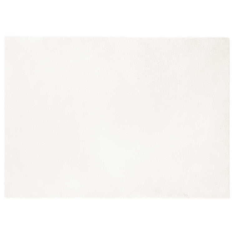 Vidaxl nep konijnenbont tapijt olite crème 200 x 280 cm polyester