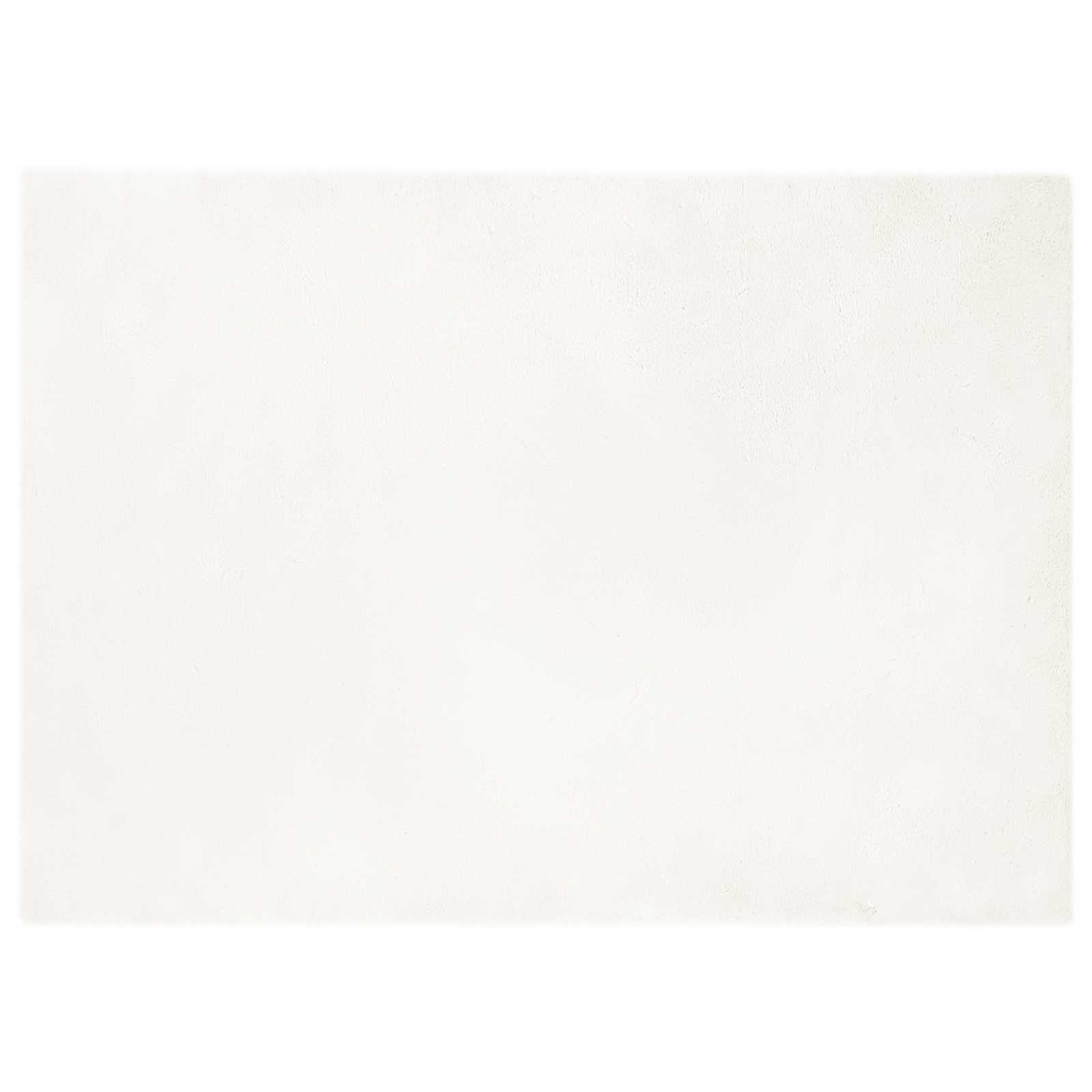 Vidaxl nep konijnenbont tapijt olite crème 240 x 340 cm polyester