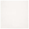 Vidaxl nep konijnenbont tapijt olite crème 120 x 120 cm polyester