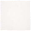 Vidaxl nep konijnenbont tapijt olite crème 200 x 200 cm polyester