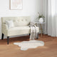 Vidaxl nep konijnenbont tapijt olite crème 60 x 90 cm polyester