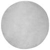 Vidaxl nep konijnenbont tapijt olite grijs ø 120 cm polyester
