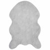 Vidaxl nep konijnenbont tapijt olite grijs 60 x 90 cm polyester