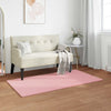 Vidaxl nep konijnenbont tapijt olite roze 60 x 110 cm polyester