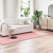 Vidaxl antislip vloerkleed van imitatie konijnenbont olite roze - afbeelding 1