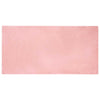 Vidaxl nep konijnenbont tapijt olite roze 100 x 200 cm polyester