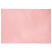 Vidaxl antislip vloerkleed van imitatie konijnenbont olite roze - afbeelding 2