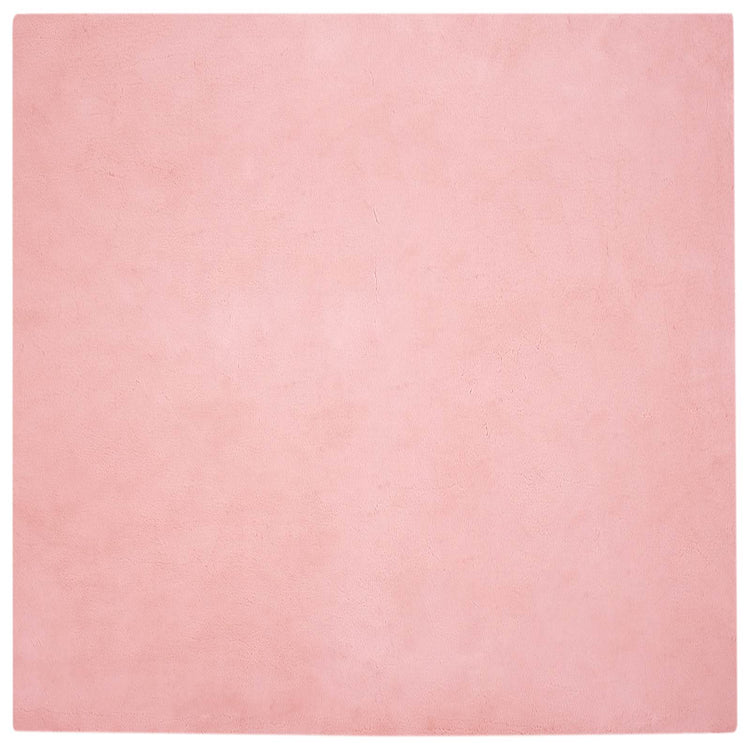 Vidaxl antislip vloerkleed van imitatie konijnenbont olite roze