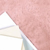 Vidaxl nep konijnenbont tapijt olite roze ø 200 cm polyester
