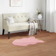 Vidaxl antislip vloerkleed van imitatie konijnenbont olite roze