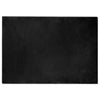 Vidaxl nep konijnenbont tapijt olite zwart 140 x 200 cm polyester