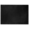 Vidaxl nep konijnenbont tapijt olite zwart 160 x 230 cm polyester
