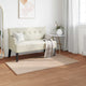 Vidaxl antislip vloerkleed van imitatie konijnenbont olite taupe