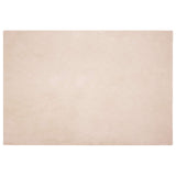Vidaxl antislip vloerkleed van imitatie konijnenbont olite taupe - afbeelding 2