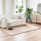 Vidaxl antislip vloerkleed van imitatie konijnenbont olite taupe