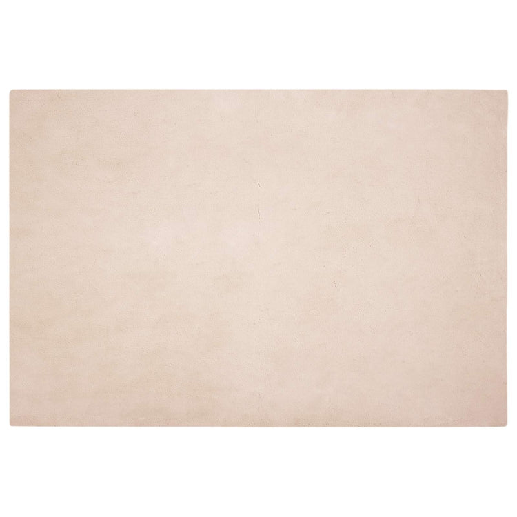 Vidaxl antislip vloerkleed van imitatie konijnenbont olite taupe
