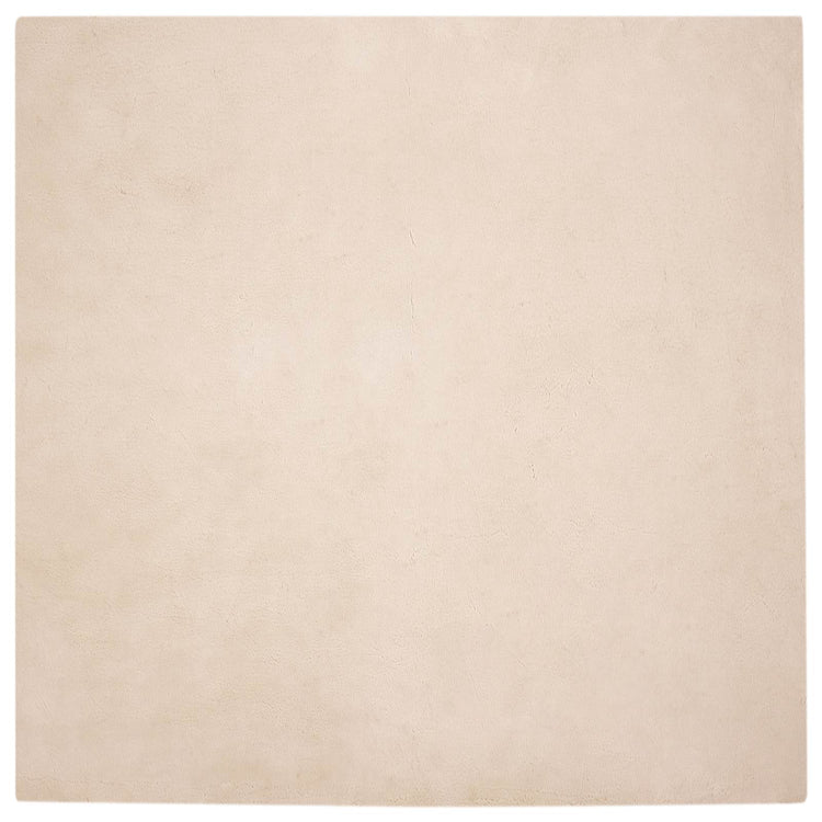 Vidaxl antislip vloerkleed van imitatie konijnenbont olite taupe