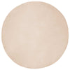 Vidaxl nep konijnenbont tapijt olite taupe ø 120 cm polyester