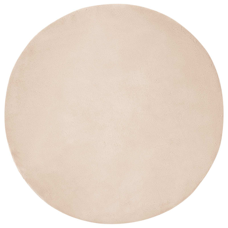 Vidaxl antislip vloerkleed van imitatie konijnenbont olite taupe