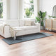 Vidaxl nep konijnenbont tapijt olite antraciet 80 x 250 cm polyester