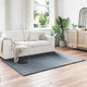 Vidaxl nep konijnenbont tapijt olite antraciet 140 x 200 cm polyester
