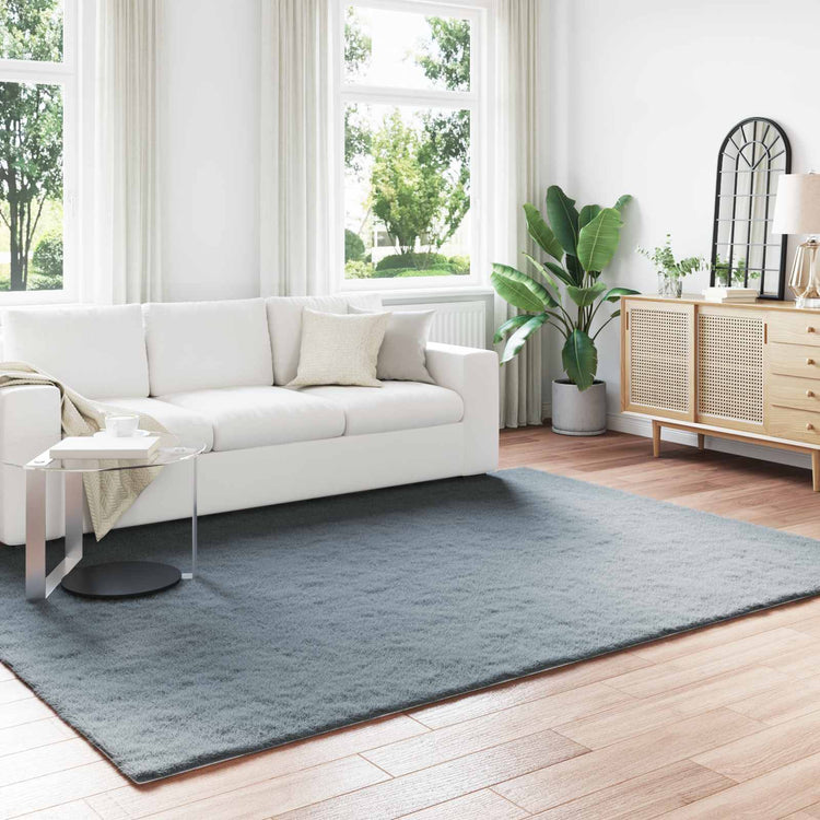 Vidaxl antislip vloerkleed van imitatie konijnenbont olite polyester