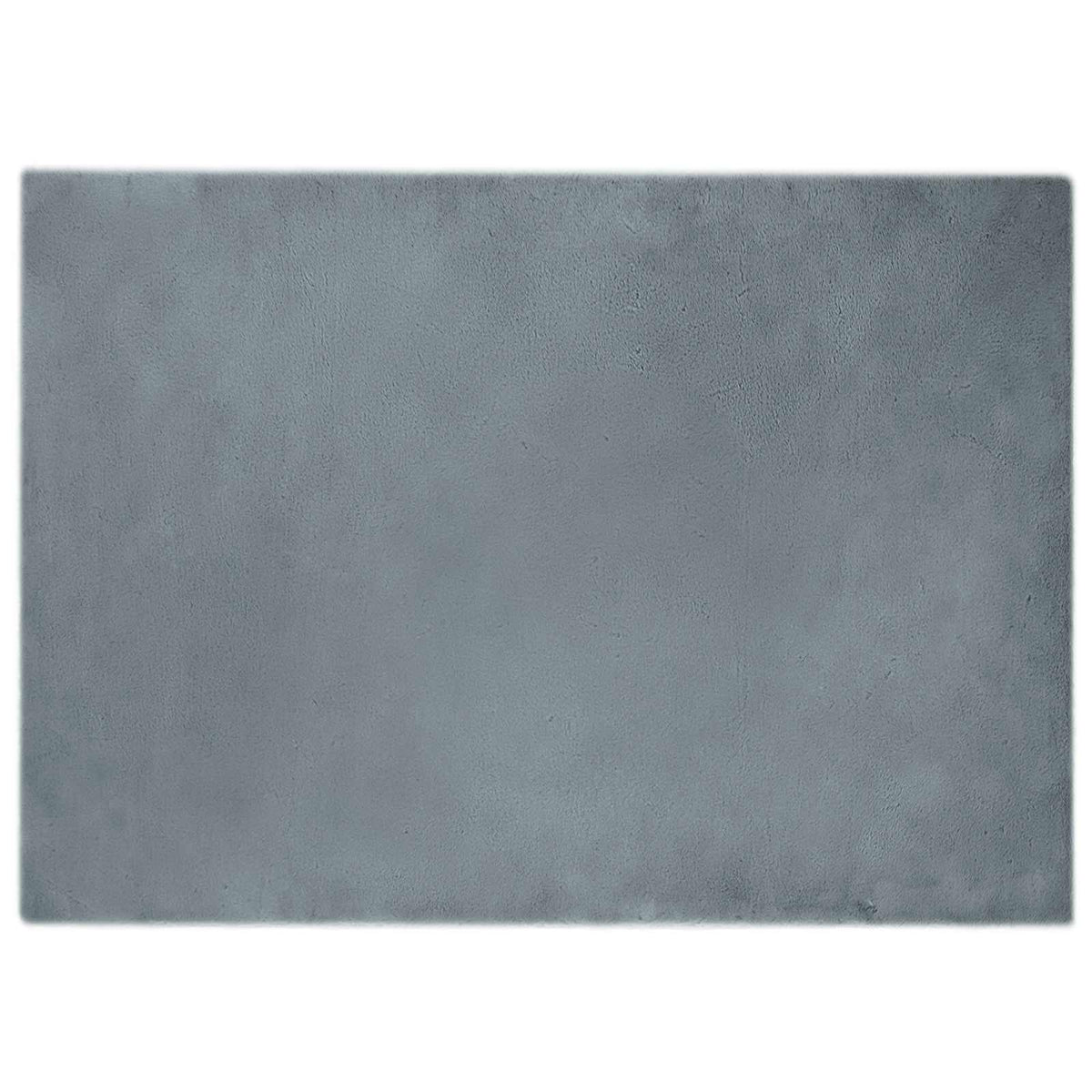Vidaxl nep konijnenbont tapijt olite antraciet 200 x 280 cm polyester