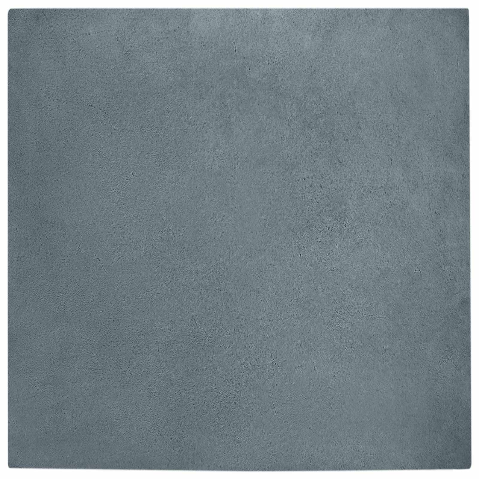 Vidaxl nep konijnenbont tapijt olite antraciet 200 x 200 cm polyester